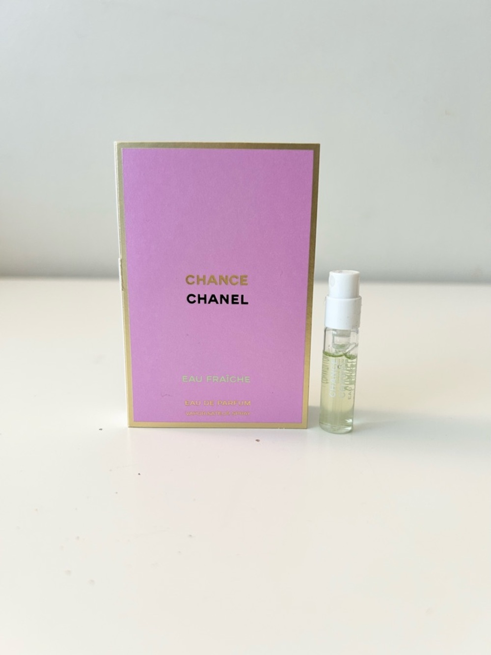 🌸CHANEL Chance Eau Fraiche EDP Vial Spray Sample 1.5 mL